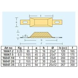 Zinkanode 0,25 kg. (2)