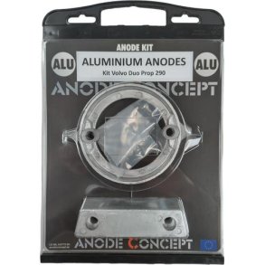 Anodekit Volvo 290DP Aluminium