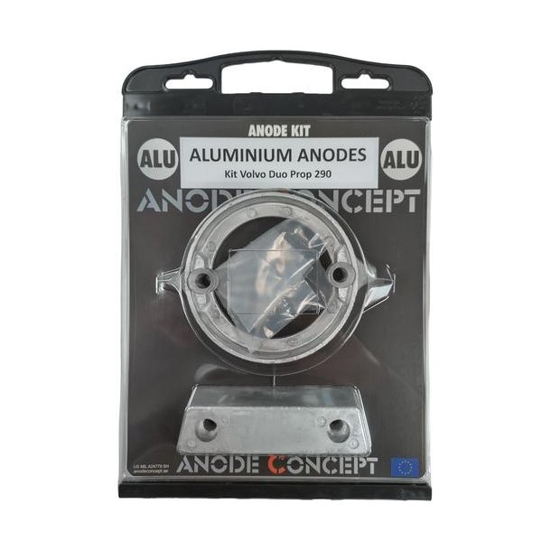 Anodekit Volvo 290DP Aluminium