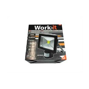 Arbejdslampe LED 20 Watt med sensor - uden ledning