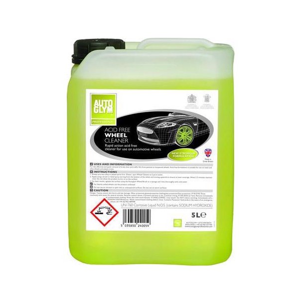 Autoglym - Acid Free Wheel Cleaner  ( Syrefri Flgrens ) - 5 Liter