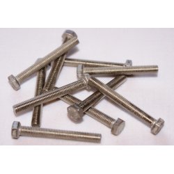 St Bolte 5 x 40 mm DIN 933 syrefast - 10 stk.