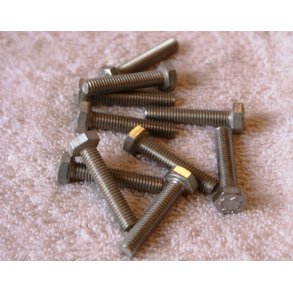 St Bolte 6 x 30 mm DIN 933 syrefast - 10 stk.