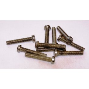 Bolte m/cylinderhoved 5 x 25 mm DIN 84 syrefast - 10 stk.