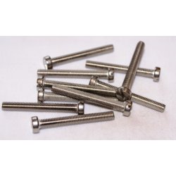 Bolte m/cylinderhoved 5 x 30 mm DIN 84 syrefast - 10 stk.