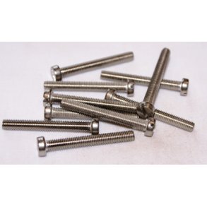 Bolte m/cylinderhoved 5 x 30 mm DIN 84 syrefast - 10 stk.