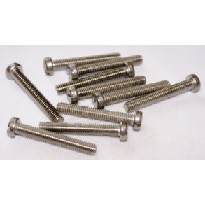 Bolte m/cylinderhoved 6 x 50 mm DIN 84 syrefast - 10 stk.