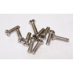 Bolte m/linsehoved 3 x 12 mm DIN 966 syrefast - 10 stk.