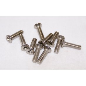 Bolte m/linsehoved 3 x 12 mm DIN 966 syrefast - 10 stk.