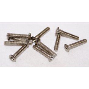 Bolte m/linsehoved 3 x 16 mm DIN 966 syrefast - 10 stk.