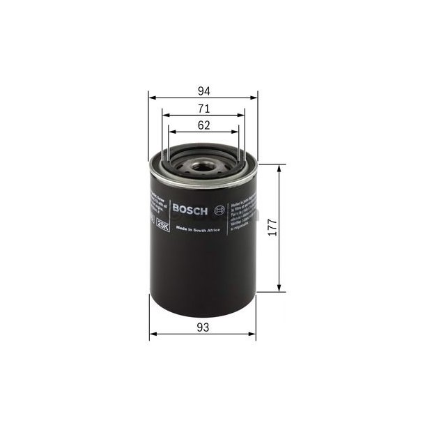 Bosch Oliefilter P3002 - 1 Stk