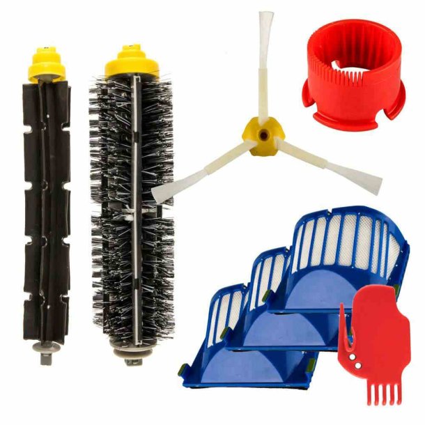 iRobot Roomba 600-serie brste, rulle og filter kit - 8 dele