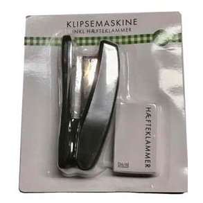 Klipsemaskine med hfteklammer