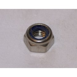 10 mm lsemtrik DIN 985 syrefast - 10 stk.