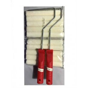 10 stk. lamme malerruller 18 cm + 2 skafte