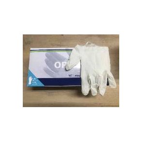Latex engangshandsker 100 stk.