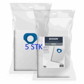 Nilfisk GM80, GM90, GS80, GS81 m.flere stvsugerposer - 5-pak