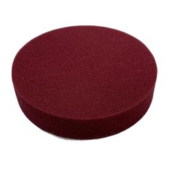 Polersvamp hrd med velcro, rd til rubbing 150 mm