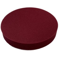Polersvamp hrd med velcro, rd til rubbing 180 mm