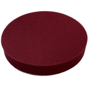 Polersvamp hrd med velcro, rd til rubbing 180 mm