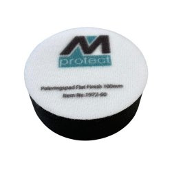 Polersvamp bld med velcro, sort til voksbehandling 100 mm