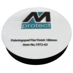 Polersvamp bld med velcro, sort til voksbehandling 180 mm