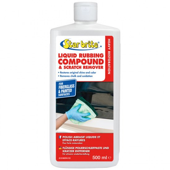 Liquid Rubbing compound and Scratch remover Star brite 500 ml. Star