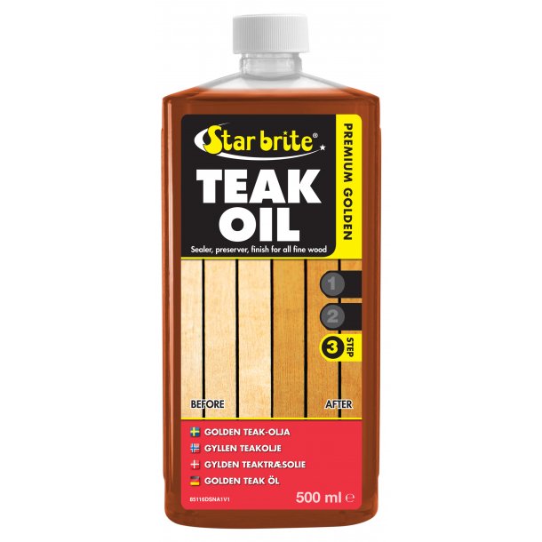 Star brite Premium teak oil step 3 - 1 liter