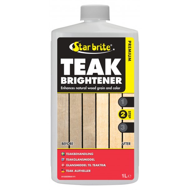 Star brite Premium teak brightener step 2 - 1 liter