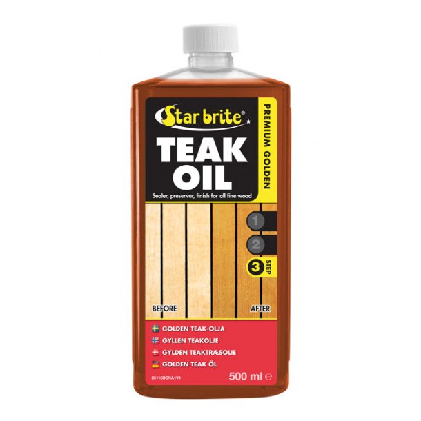 Star brite Premium teak oil 500 ml.