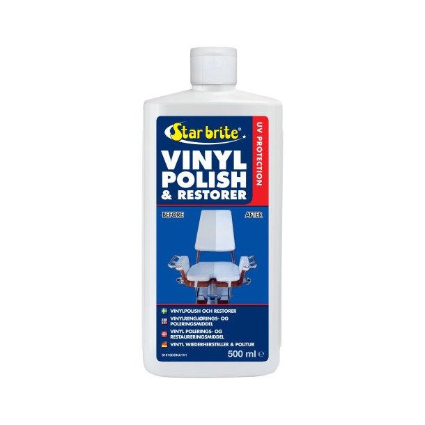 Vinyl polish &amp; restorer Star brite 500 ml.