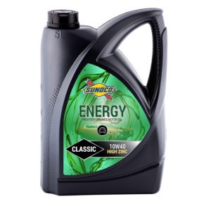 Sunoco Energy Classic 10W-40 - Hjt Zinkindhold - 5 Liter