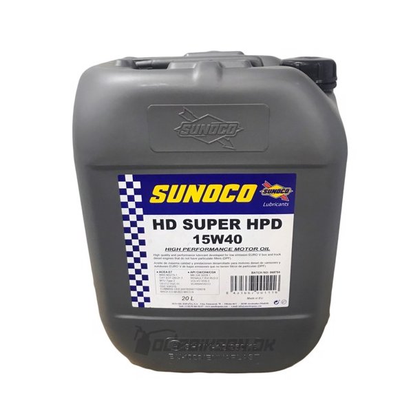 Sunoco Heavy Duty Super HPD 15w-40 - 20 Liter