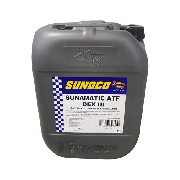 Sunoco Sunamatic ATF Dexron III - 20 Liter