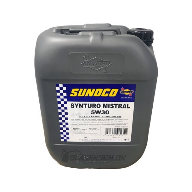 Sunoco Synturo Mistral 5w-30 - Longlife - 20 Liter