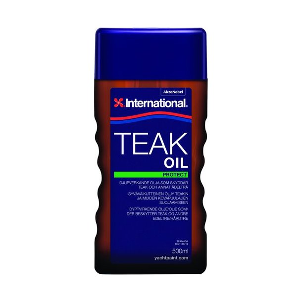 Teak Oil fra International 4 liter